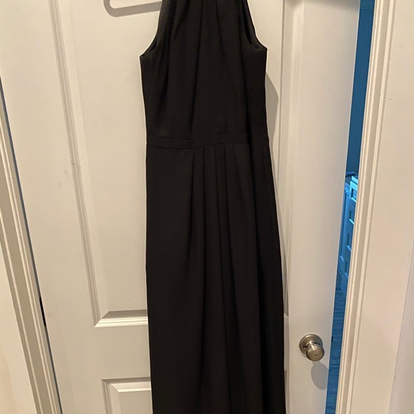 Long black chiffon dress - Picture 6 of 7